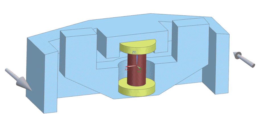 Torsion test setup
